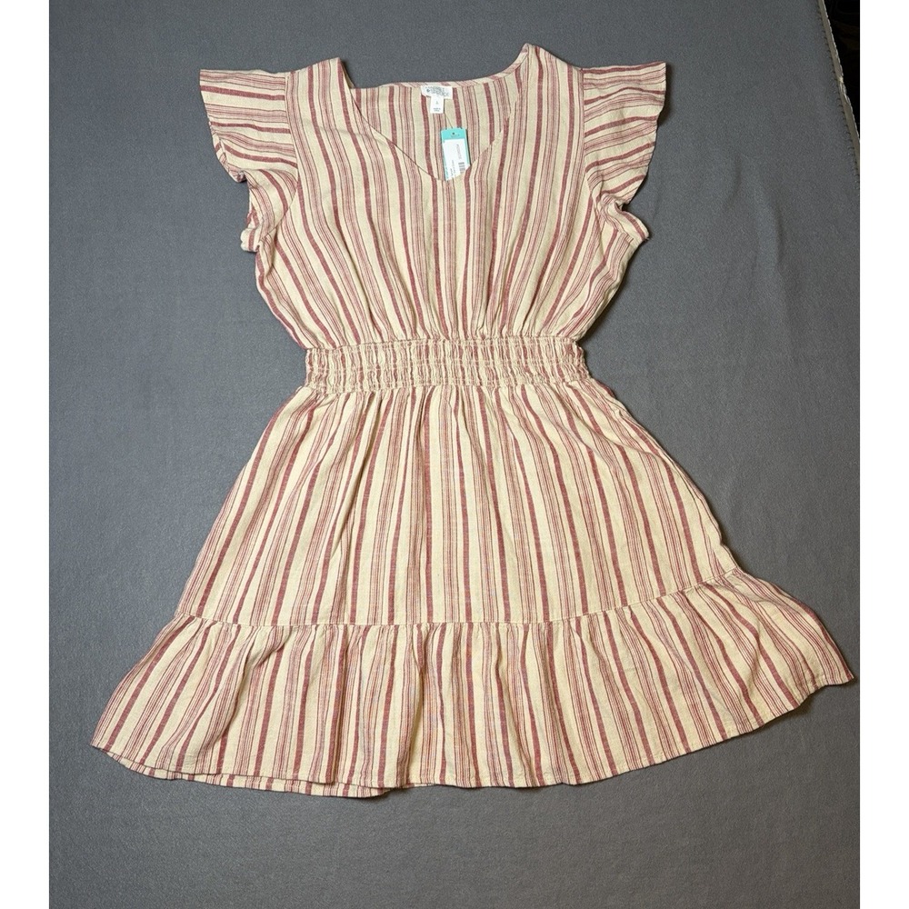 NWT Stitch Fix Market and Spruce Marin Linen Blend Dress Women's Size Large